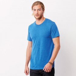 Plain Unisex triblend crew neck t-shirt Bella+Canvas 130 GSM